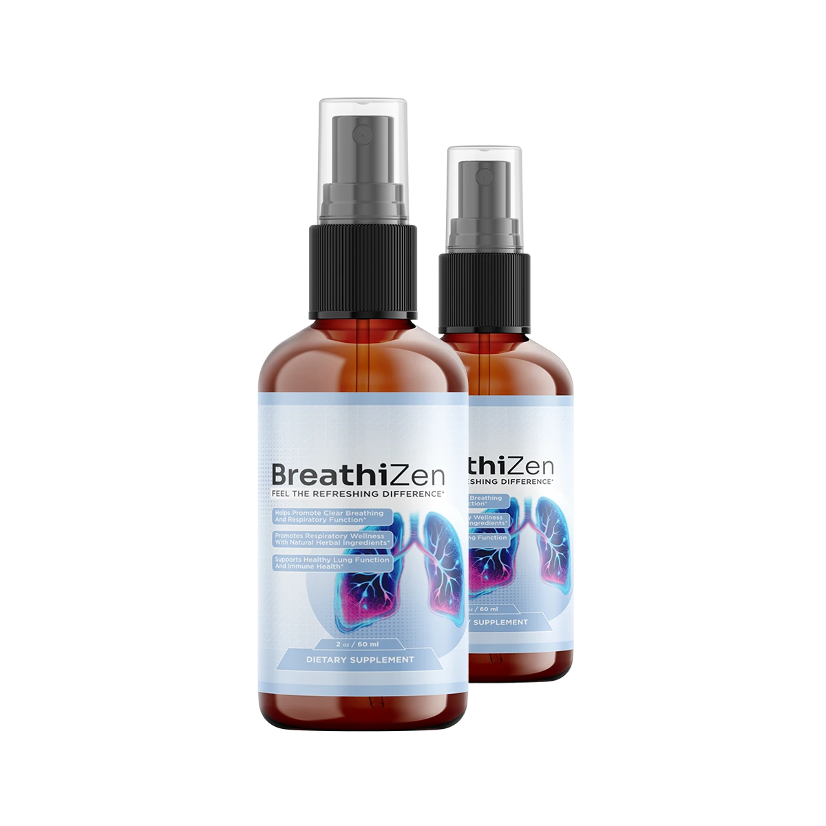 BreathiZen Oral Spray Supplement for Respiratory Wellness